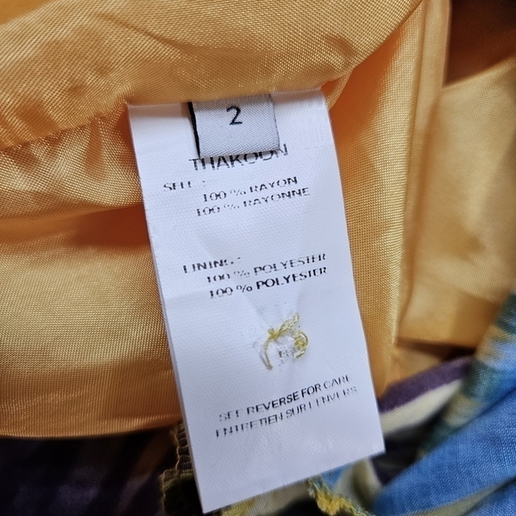Thakoon Addition Ikat Print Gathered Waist Mini Shirt Dress 2 ASO June Ambrose - Picture 7 of 8